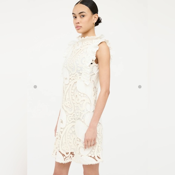 SEE by CHLOE  White Lace Dress SIZE 36 - Picture 3 of 13